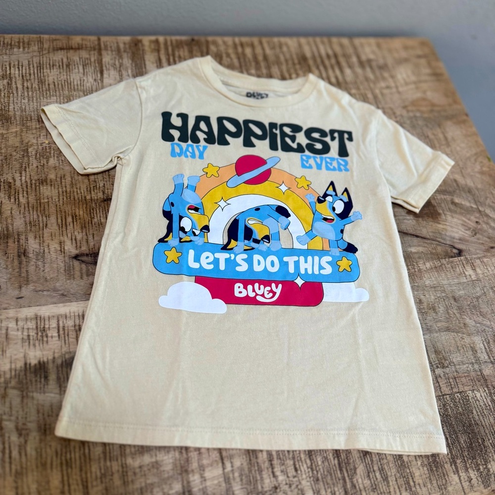 Bluey Kids Fun Tee. Size Small. NWOT
